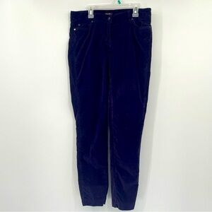 J. McLaughlin Dark Purple Velvet Pants – Size 4